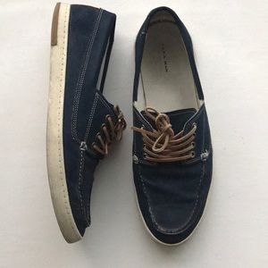 Zara Blue Boat Shoes
